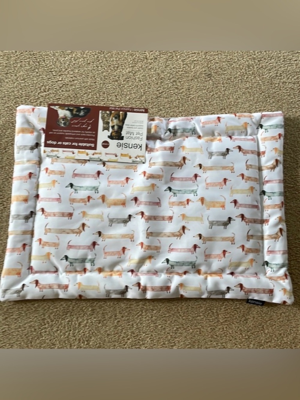 Dachshund crate mat